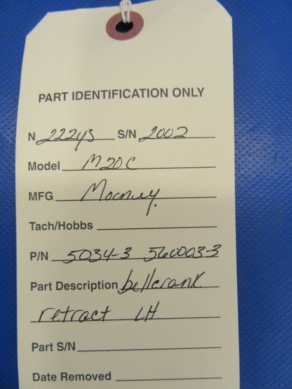 Mooney M20C Bellcrank Retract LH P/N 5034-3, 560003-3 (1018-238)