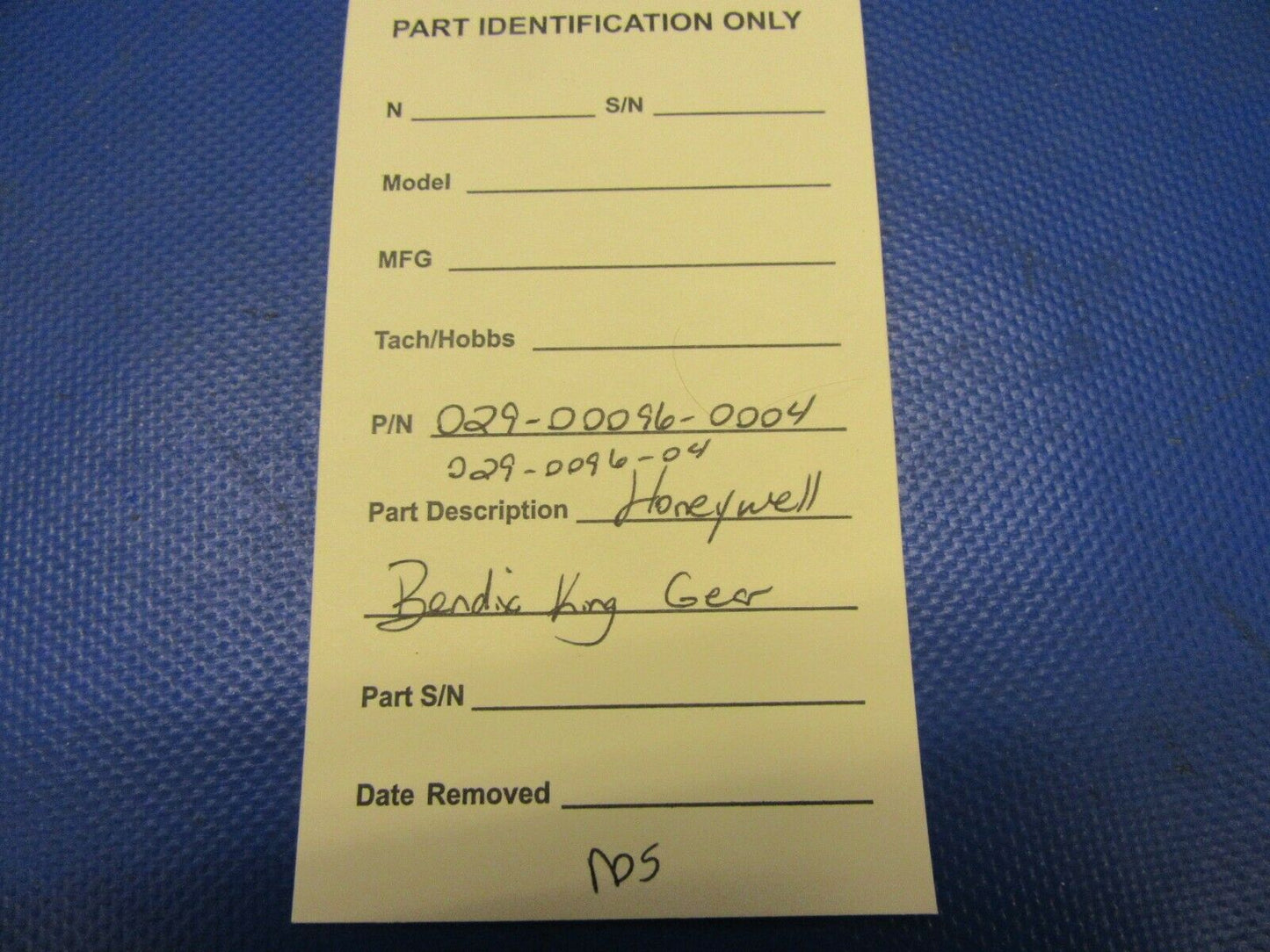 Honeywell Bendix King Gear P/N 029-00096-0004, 029-0096-04 NOS (0921-558)