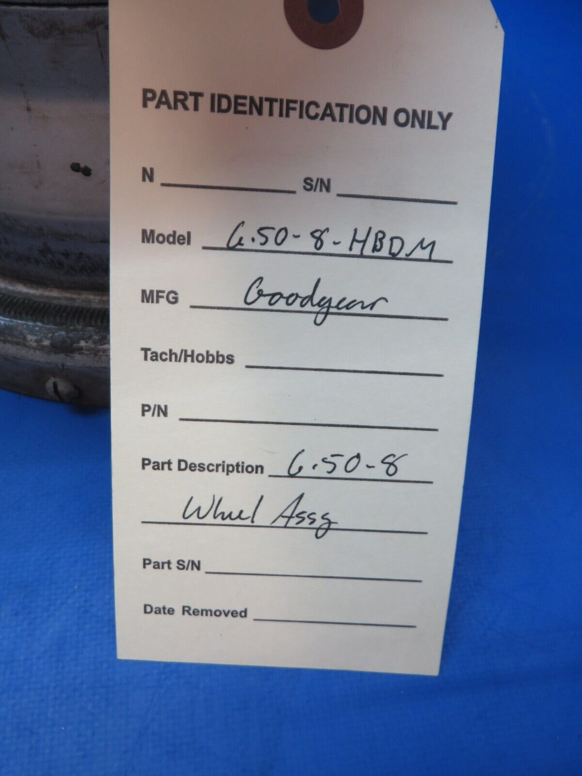 Goodyear 6.5 x 8-HBDM 6.50 x 8 Wheel Assy 530869 (1123-205)