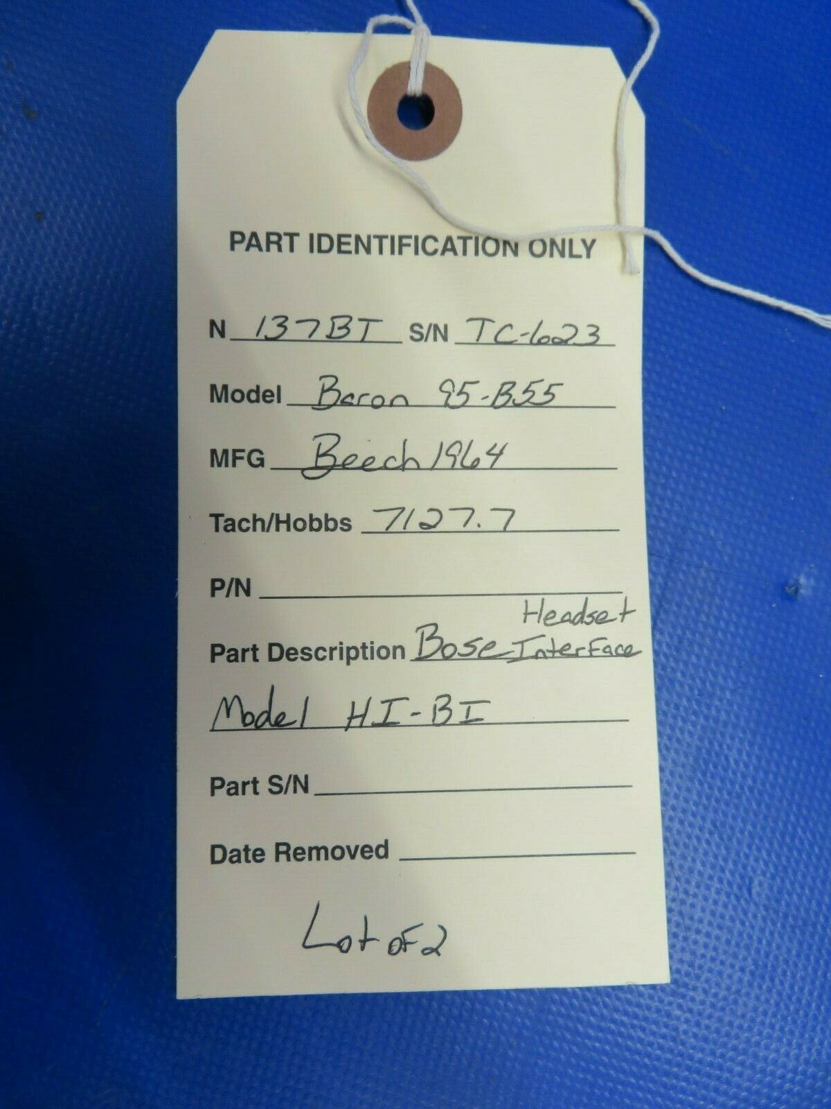 Bose Aviation / Airplane Headset Interface Model HI-BI LOT OF 2 (0320-155)