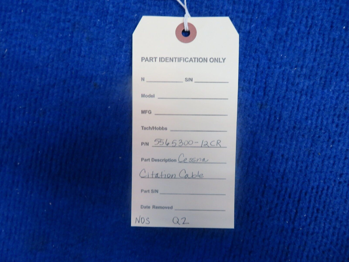 Cessna Citation Cable P/N 5565300-12CR NOS (0922-551)