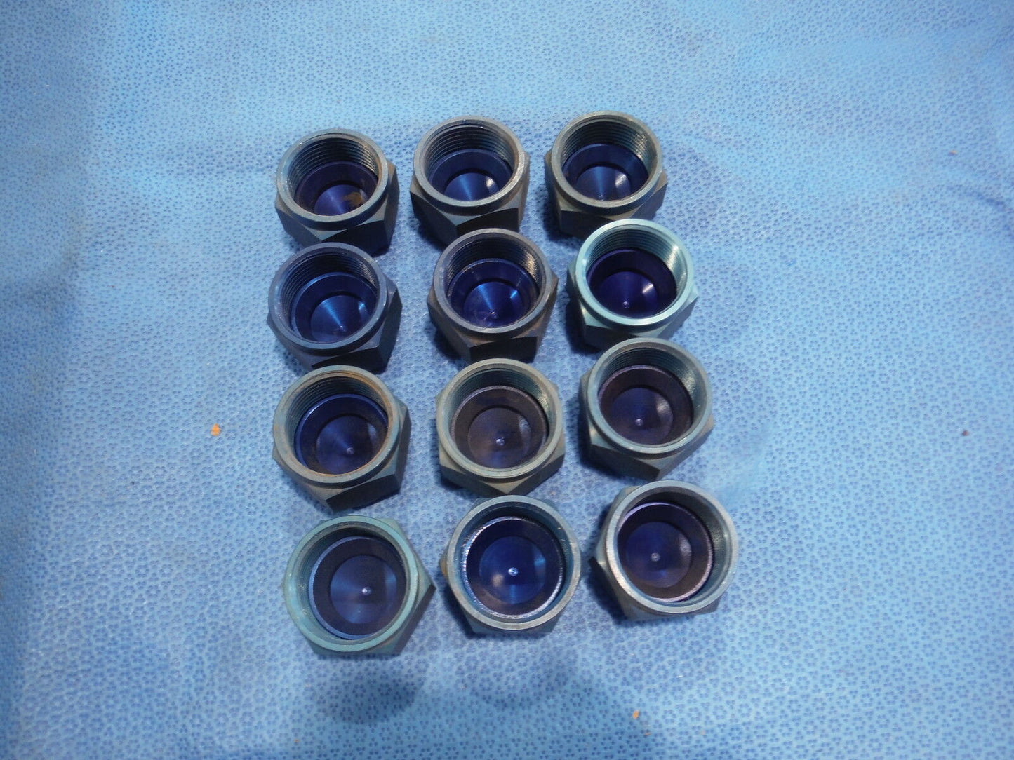 Aluminum Cap-Tube Lot of 12 P/N AN929-16 (615-118)