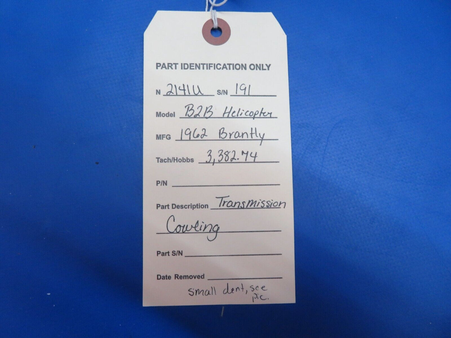 Brantly B2B Helicopter Transmission Cowling (1022-748)