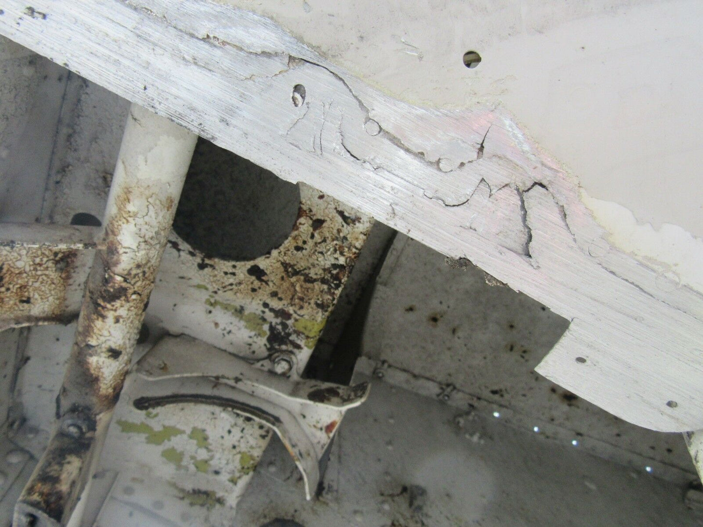 1979 Beech Baron 58P Fuselage - Nose Damage (0318-346)