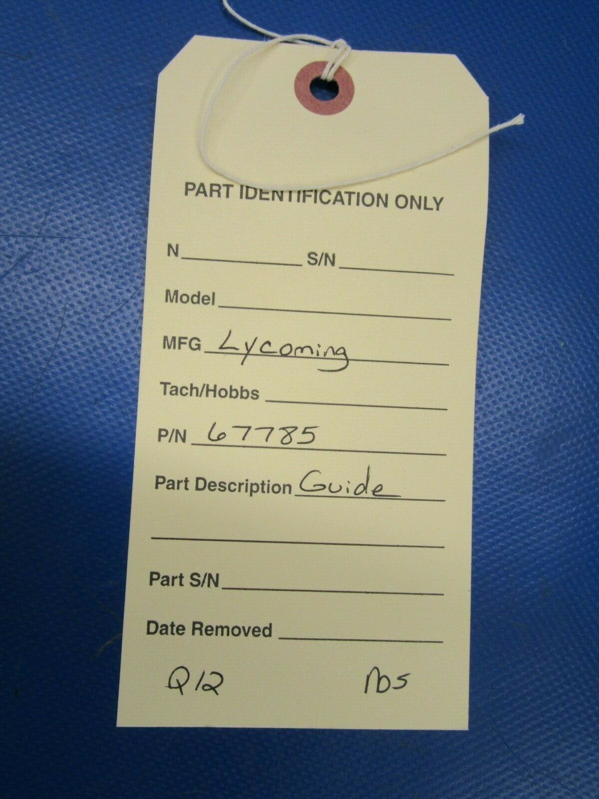 Lycoming Guide P/N 67785 NOS (0419-433)