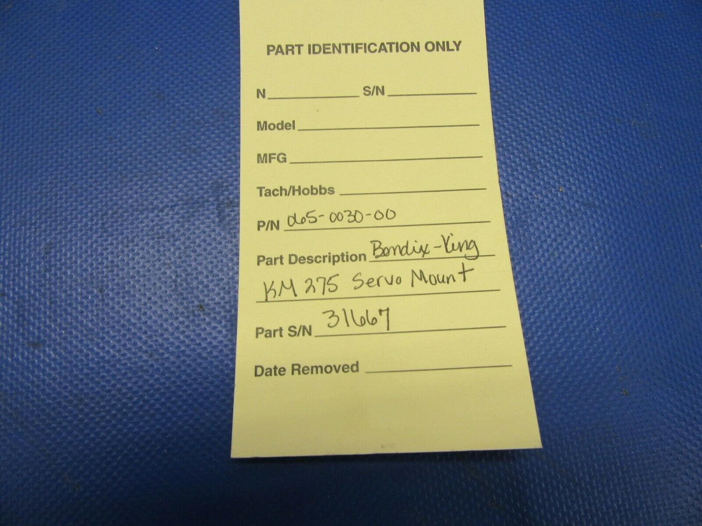 Bendix King KM 275 Servo Mount P/N 065-0030-00 (0821-558)