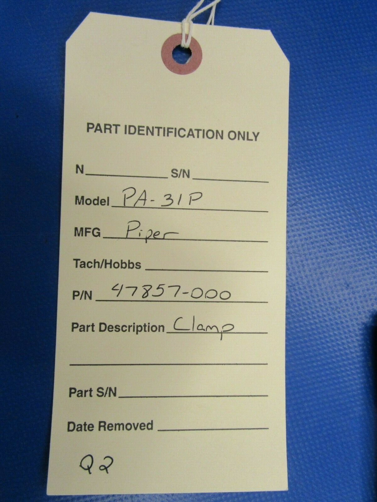 Piper PA-31P Clamp P/N 47857-000 NOS (0519-101)