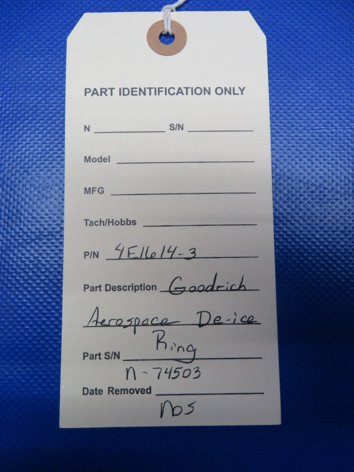 Goodrich Aerospace De-Ice Ring P/N 4E1614-3 NOS (0224-168)