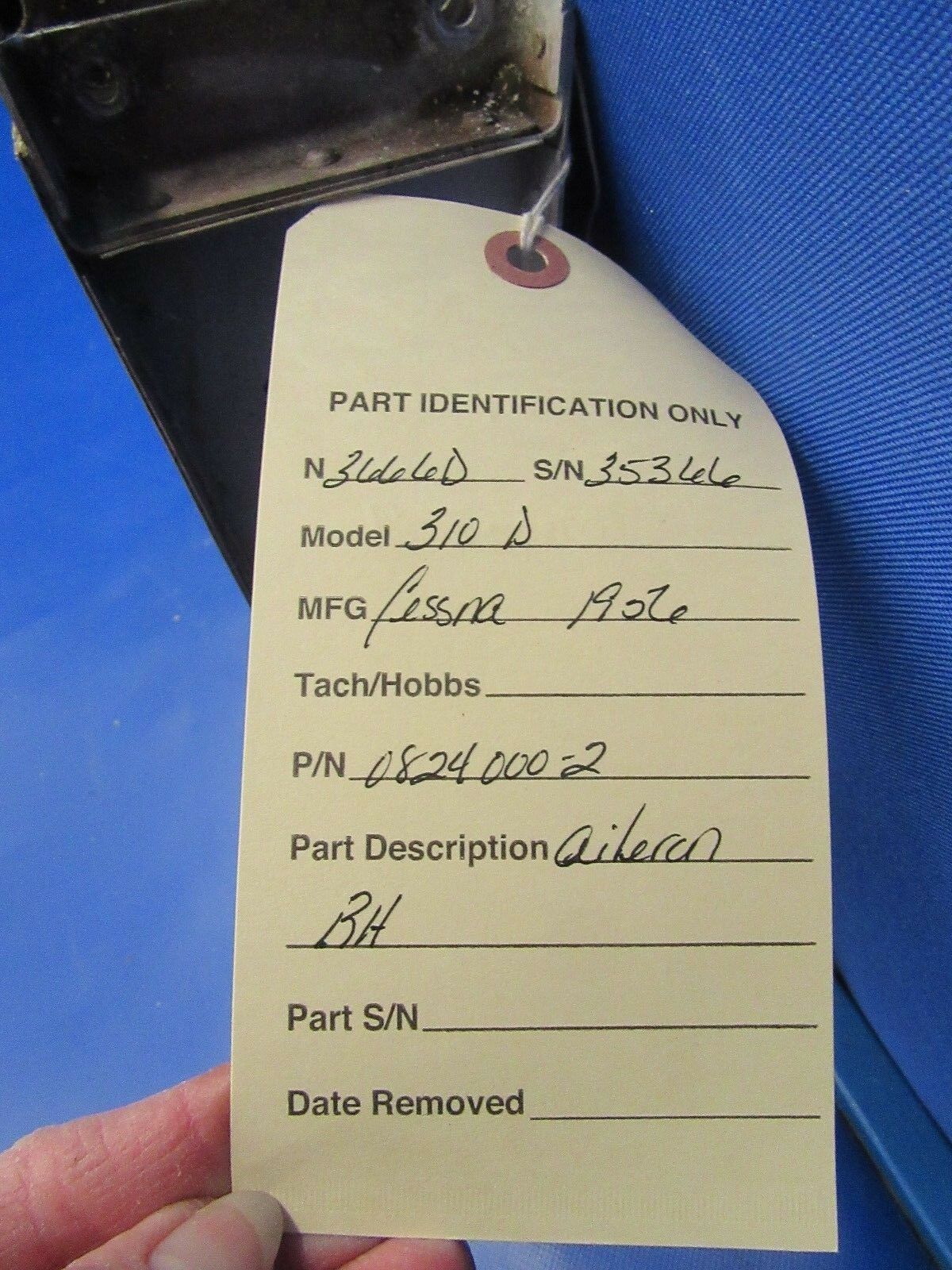 1956 Cessna 310 Aileron RH PN 0824000-2 (0118-237)