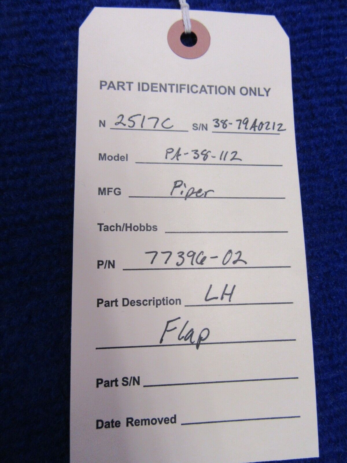 Piper PA-38-112 Tomahawk LH Flap P/N 77396-02, 77396-002 (1221-204)