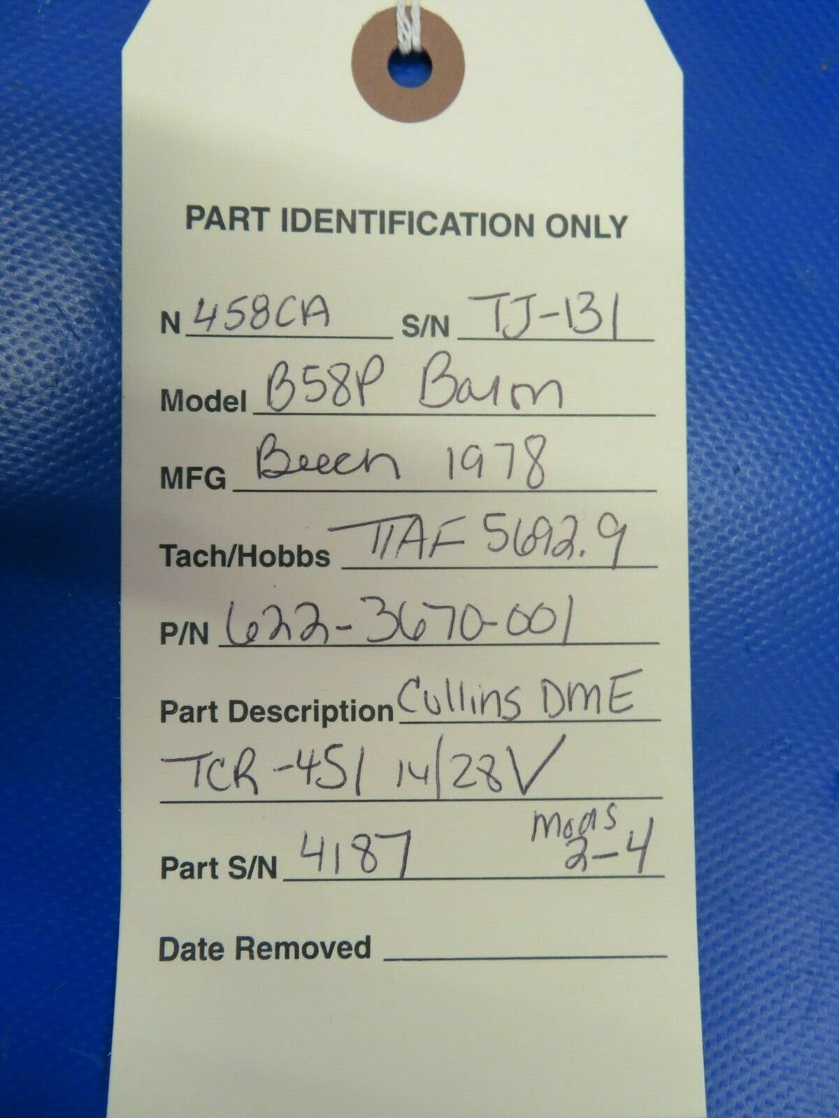 Collins DME TCR-451 14V / 28V 622-3670-001 (0320-401)