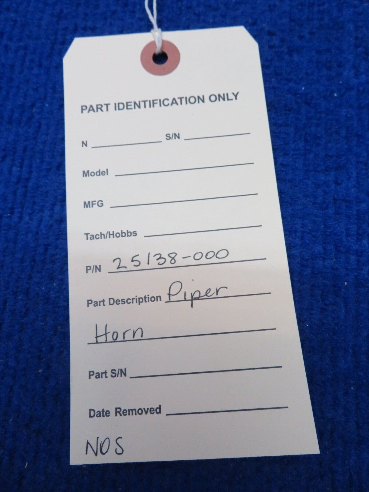 Piper Horn P/N 25138-000 NOS (0622-459)