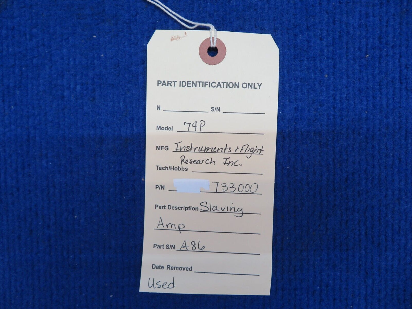 Instruments and Flight Research INC 74P Slaving Amp P/N 733000 (0622-858)
