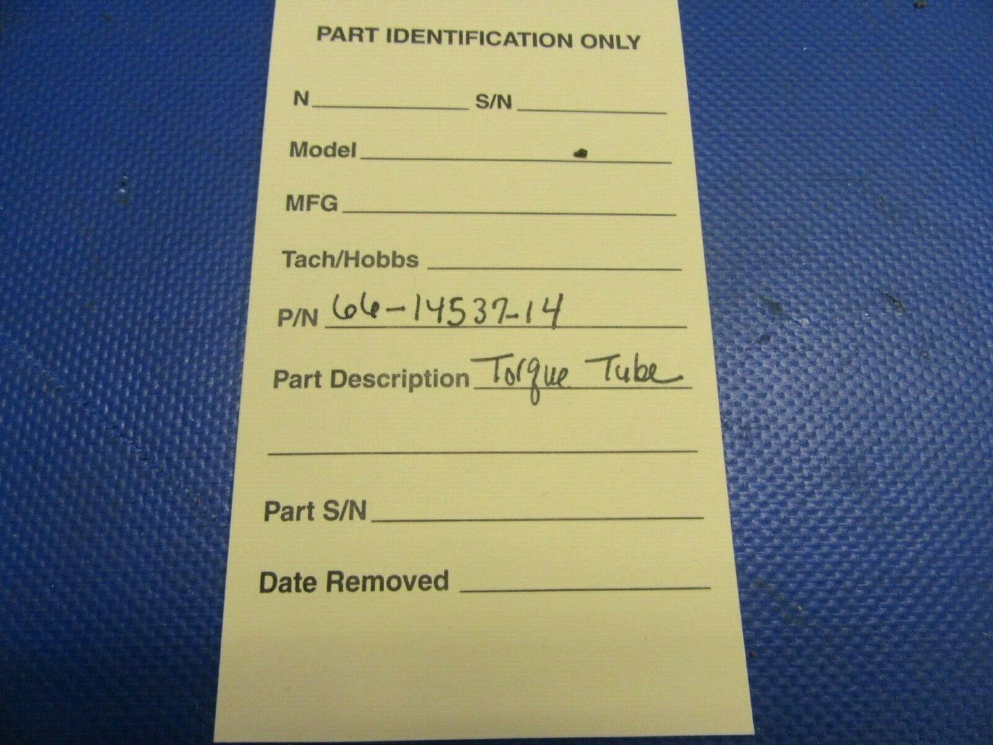 Torque Tube P/N 66-14537-14 (0821-328)