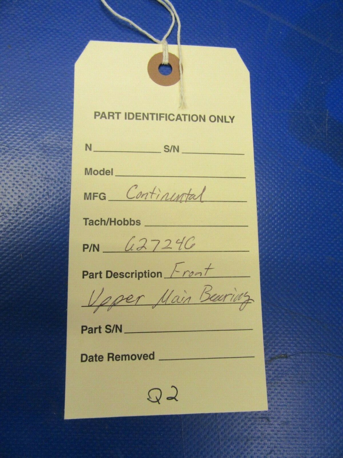 Continental Bearing Front Upper Main P/N 627246 NOS (0720-101)
