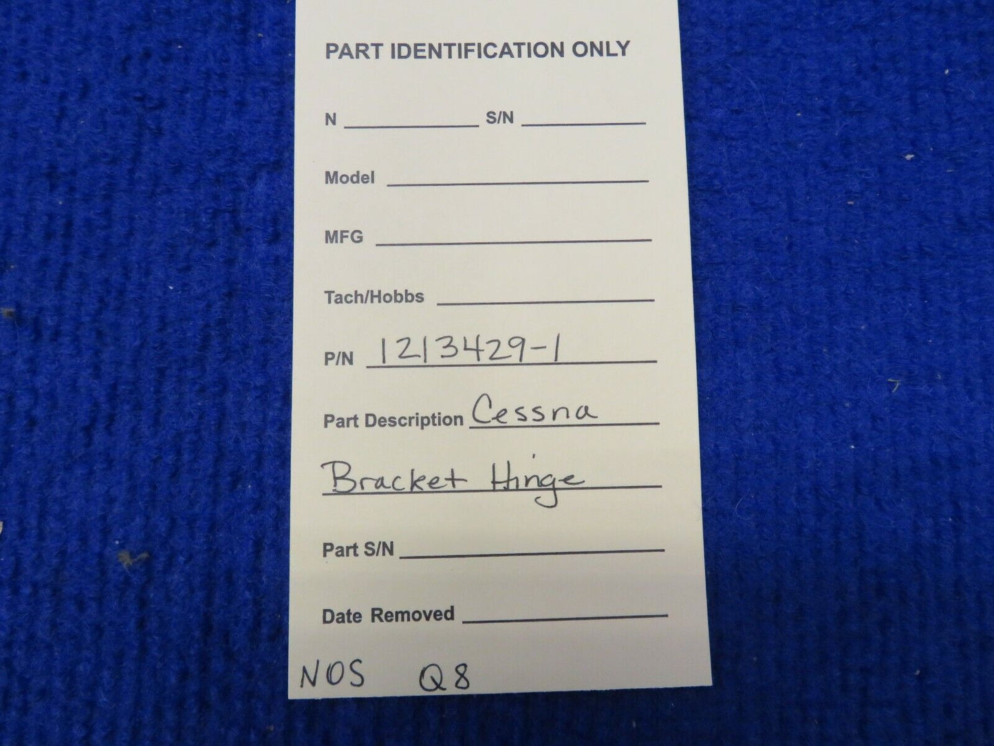 Cessna Bracket Hinge P/N 1213429-1 NOS (0522-87)