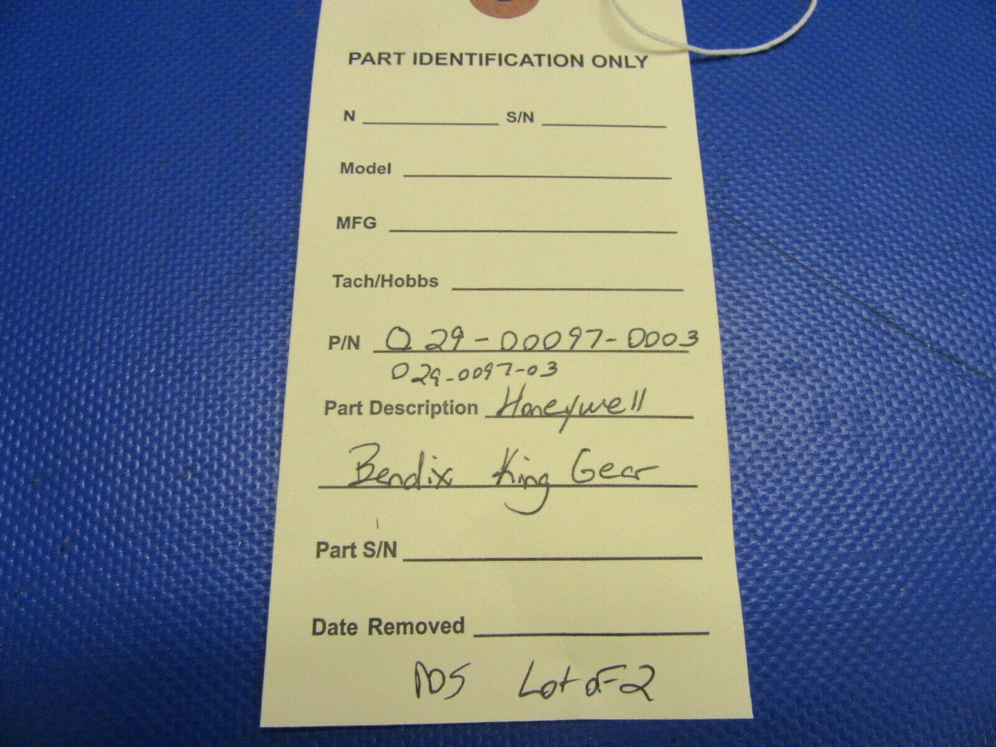 Honeywell Bendix King Gear PN 029-00097-0003, 029-0097-03 LOT OF 2 NOS (0921-634