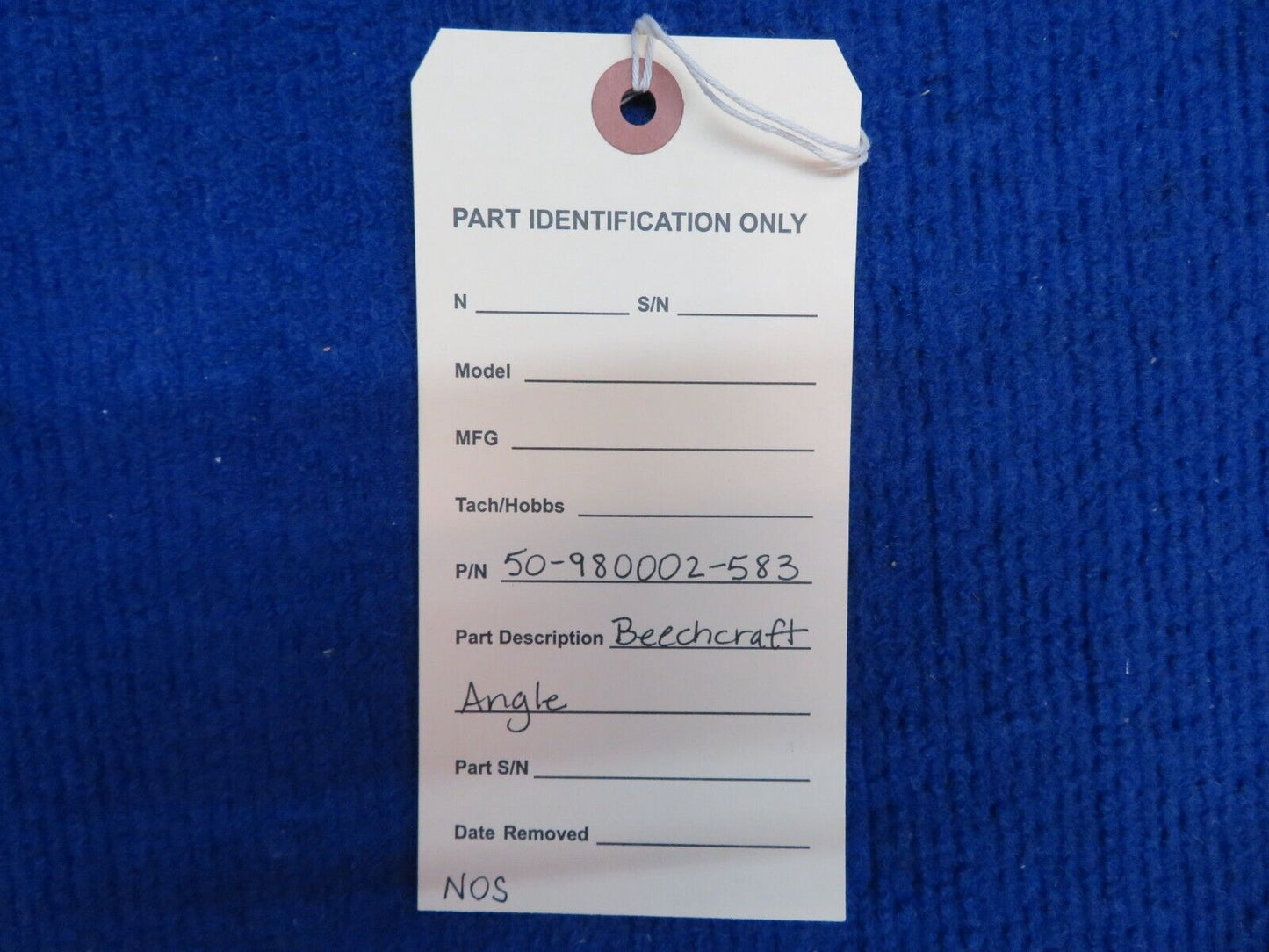 Beechcraft Angle P/N 50-980002-583 NOS (0622-696)