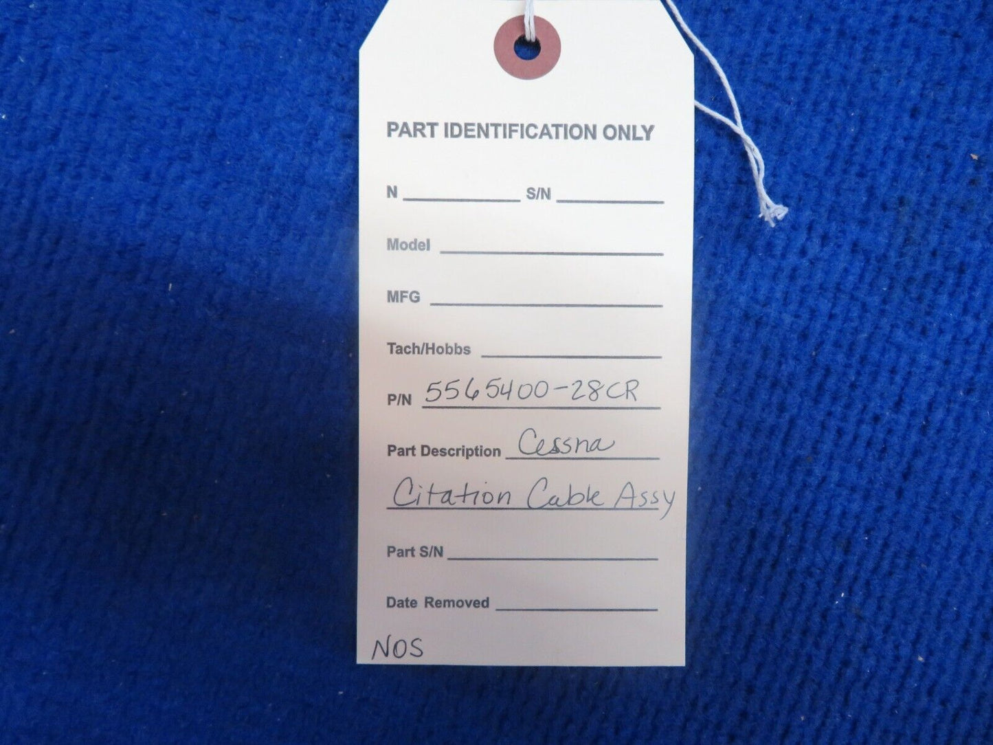 Cessna Citation Cable Assy P/N 5565400-28CR NOS (0922-547)