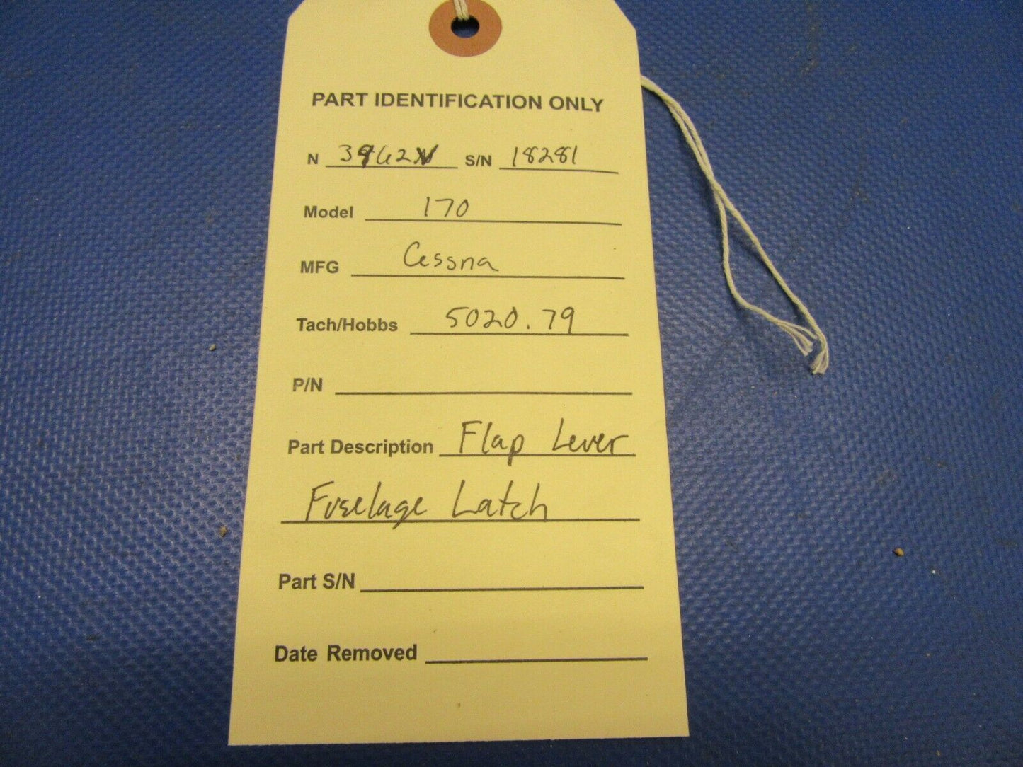 Cessna 170 Flap Lever Fuselage Latch (0921-446)