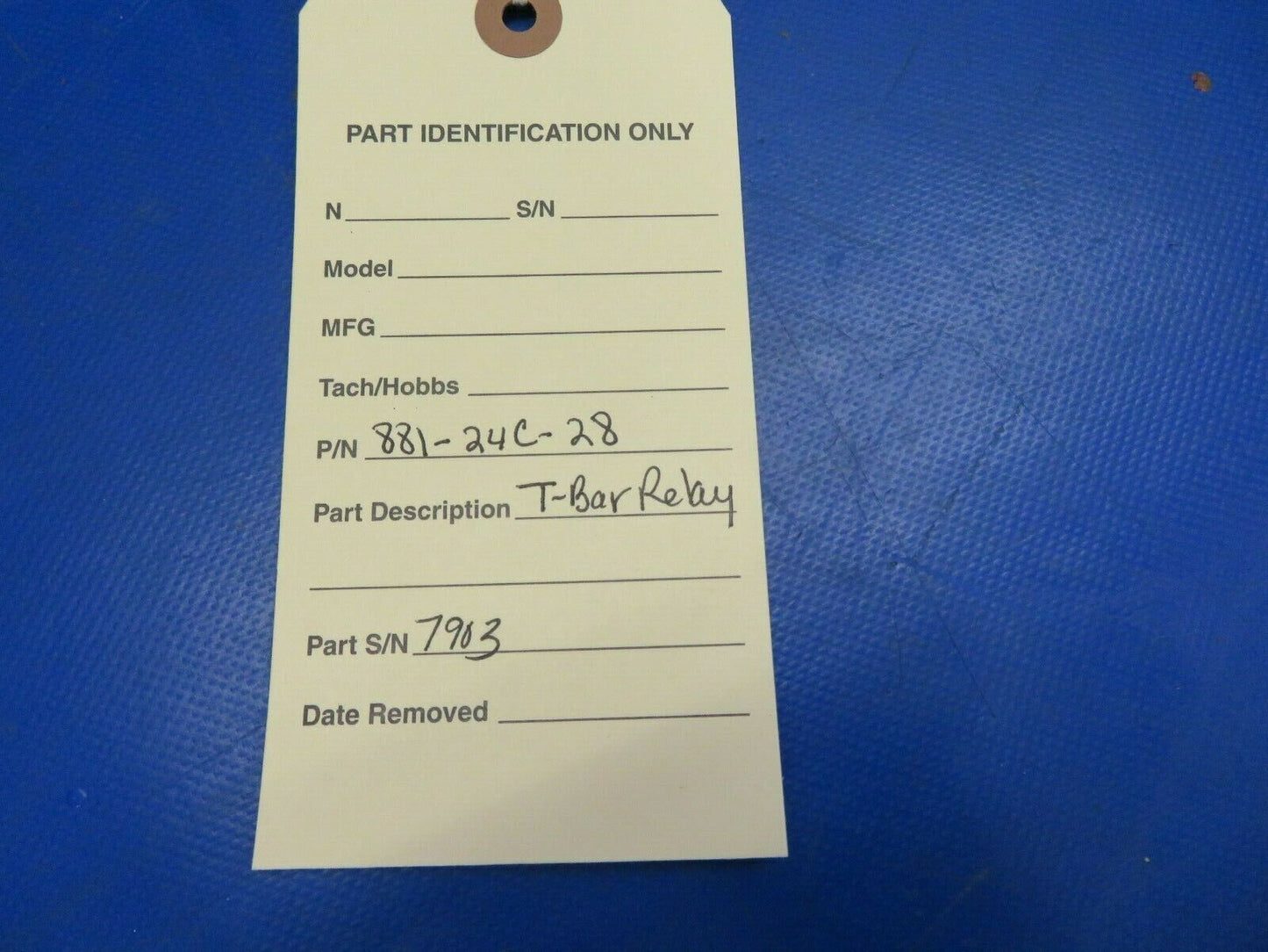T-Bar Relay P/N 881-24C-28 / 30 Day Warranty (0720-398)