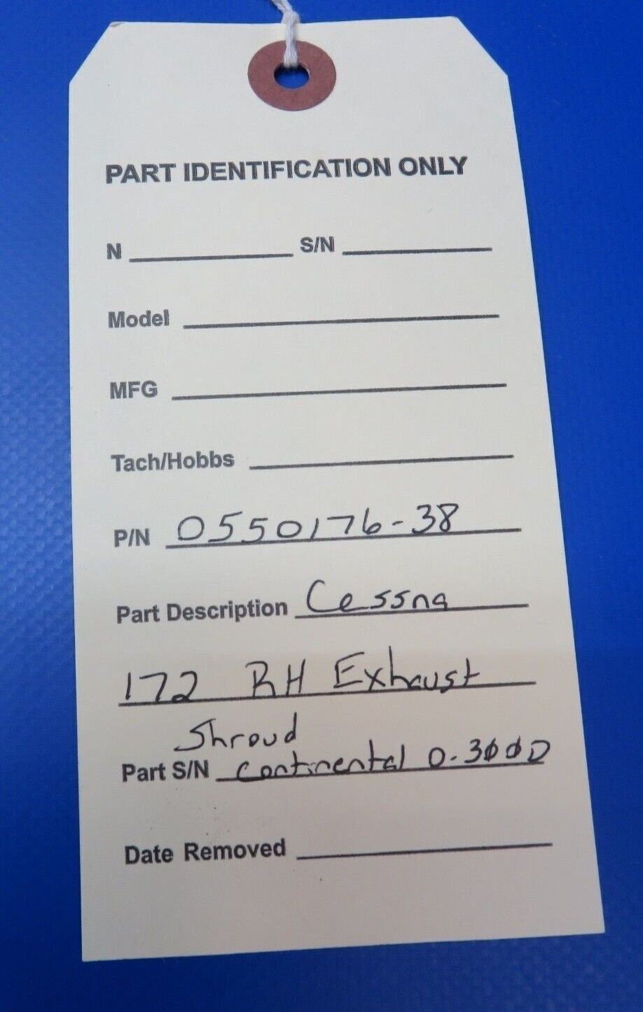 Cessna 172 RH Exhaust Shroud P/N 0550176-38 (0922-400)
