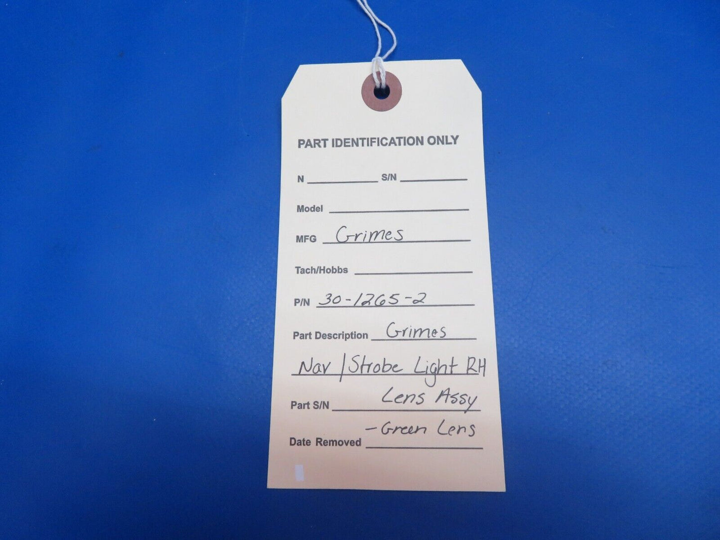Grimes Nav / Strobe Light RH Lens Assy P/N 30-1265-2 (0922-789)