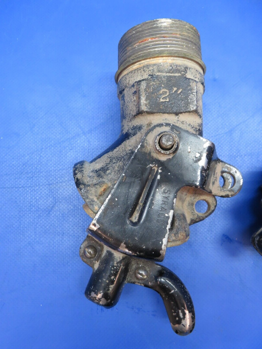 Vintage Syraco 2" Oil Barrel Drum Spigot LOT OF 4 (0423360) Safe