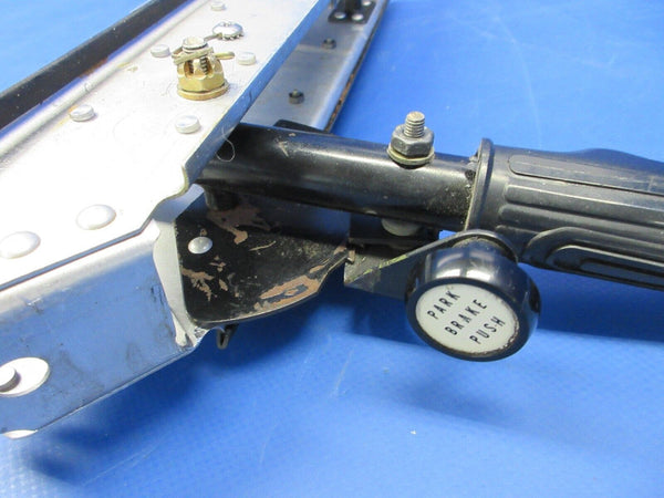 Piper PA-32RT-300T Hand Brake Support Channels & Handle P/N 63357-00 (0924-2097)