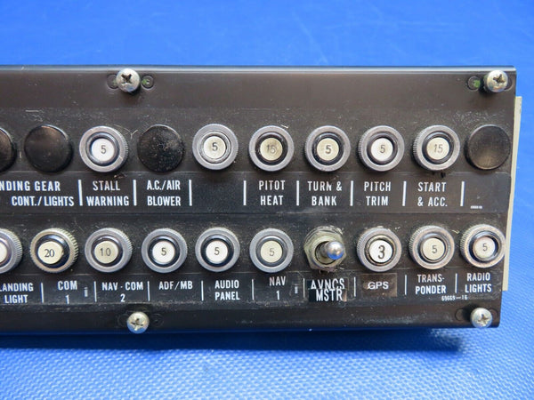 Piper PA-28-181 Circuit Breaker Panel Assy P/N 35209-00, 35209-000 (0424-1803)