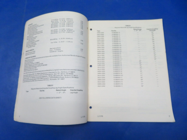 Bendix D-3000, D-3200 Series Magneto Ignition Systems Overhaul Manual (1024-192)