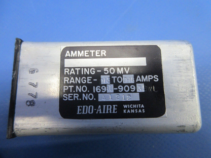 Edo-Aire Ammeter P/N 169AU-9093BWL (1124-785)