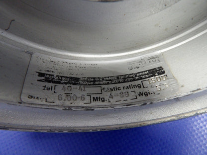 Ercoupe 415 Cleveland 40-41 Main Wheel 6.00-6 161-03000, 161-02700 (0226-2015)1