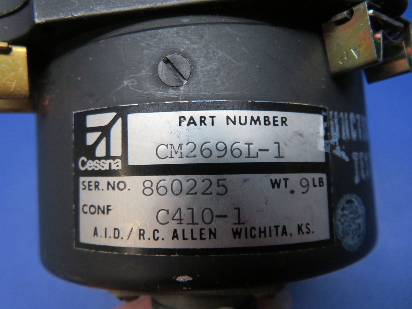 Cessna 421 RC Allen Fuel Quantity Indicator CM2696L-1 TESTED (0326-170)1