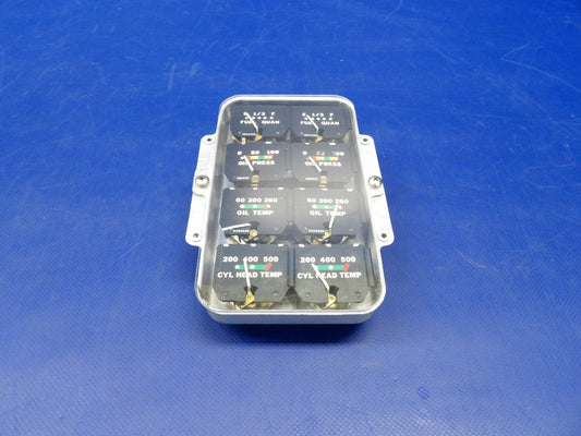 Piper PA-23-250 Aztec Instrument Cluster P/N 30114-00 WARRANTY (0726-1236)0