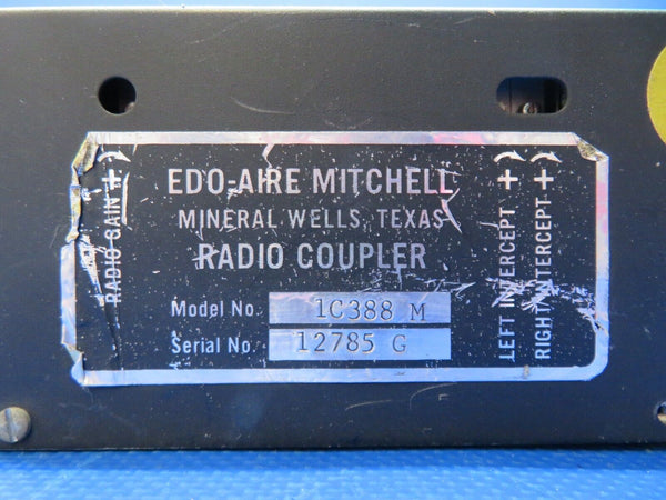 Edo-Aire Mitchell Radio Coupler P/N 1C388M WARRANTY (0424-267)