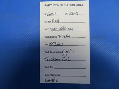 Robinson R44 Raven II Helicopter Cyclic Friction Link B564-1 LOT OF 2 (0724-840)