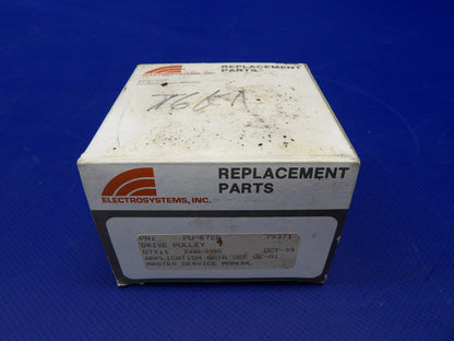 Electrosystems Lycoming/Prestolite Alternator Pulley P/N PU-672A NOS (0526-1433)1