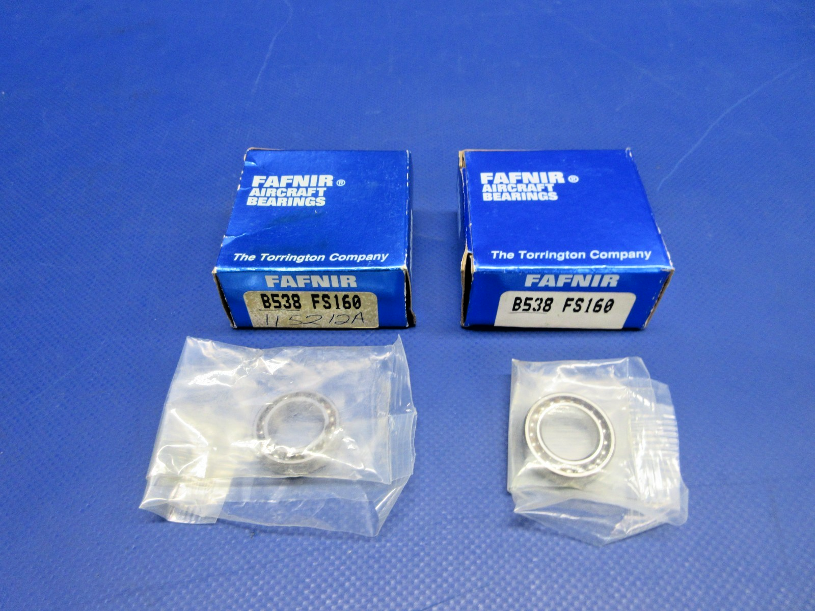 Beech Fafnir Aileron Tab Actuator Bearing P/N B-538 LOT OF 2 NOS (0426-828)0