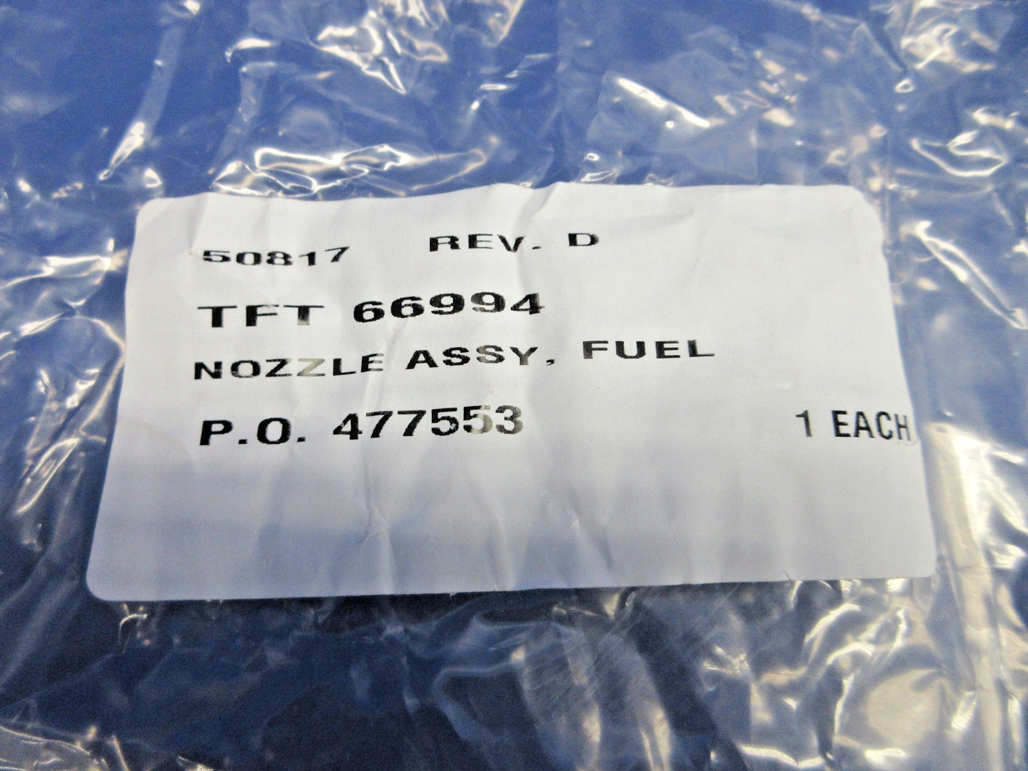 Pratt Fuel Nozzle, Seal Ring & Seal Plate w/8130 P/N 50581 NOS (0426-771)19