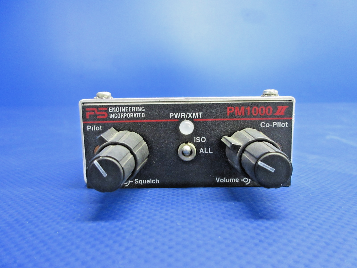 PS Engineering PM1000-II 4 Channel Intercom P/N PM1000-II WARRANTY (0926-886)0