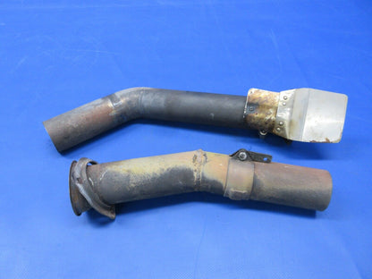 Beech 95 / D95A Travel Air LH Engine Exhaust Risers Doyn Conv. 540 (0824-1250)