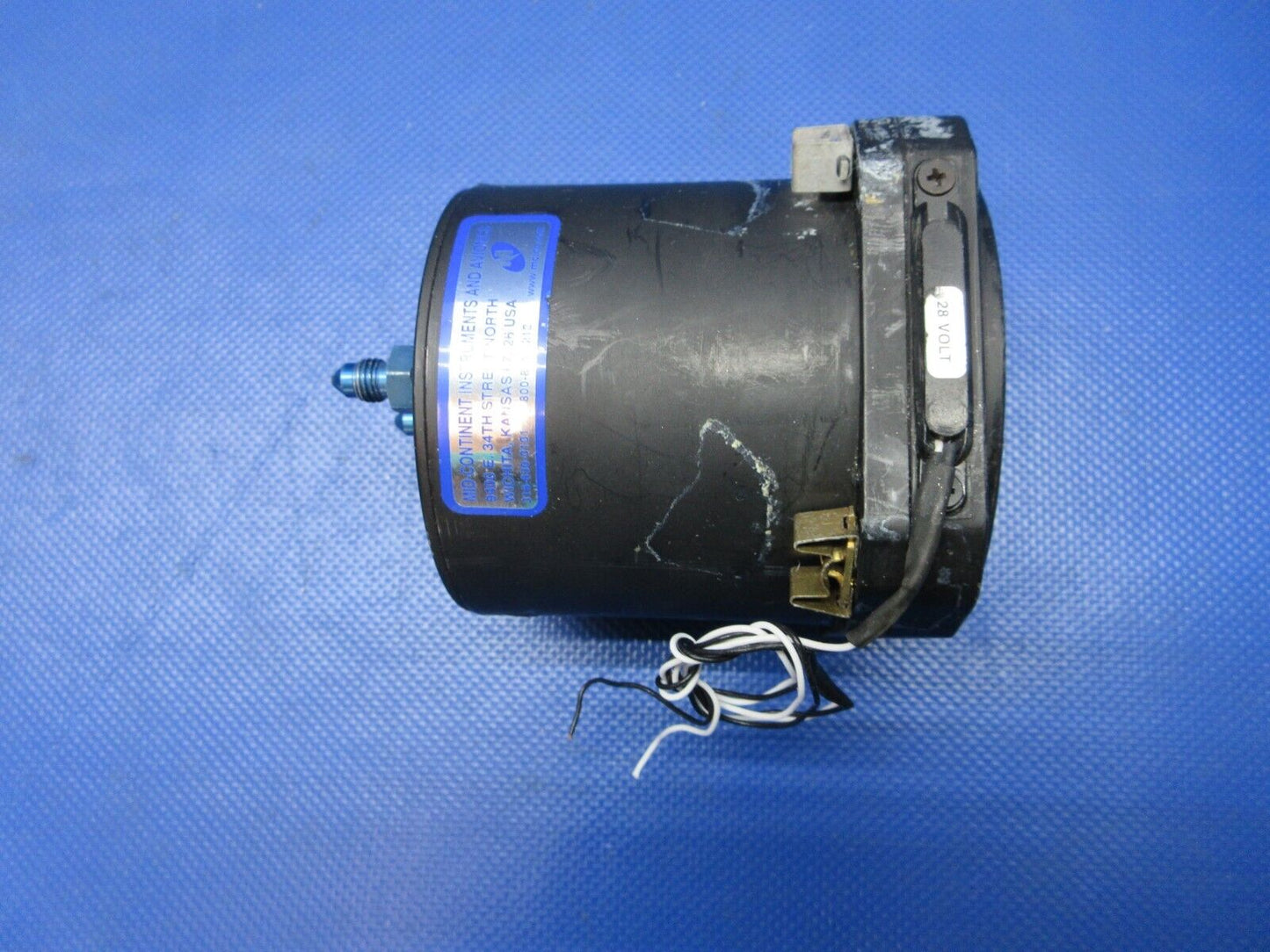 Cessna 337 United Instruments Dual Manifold Pressure Indicator 6121 (0724-1277)
