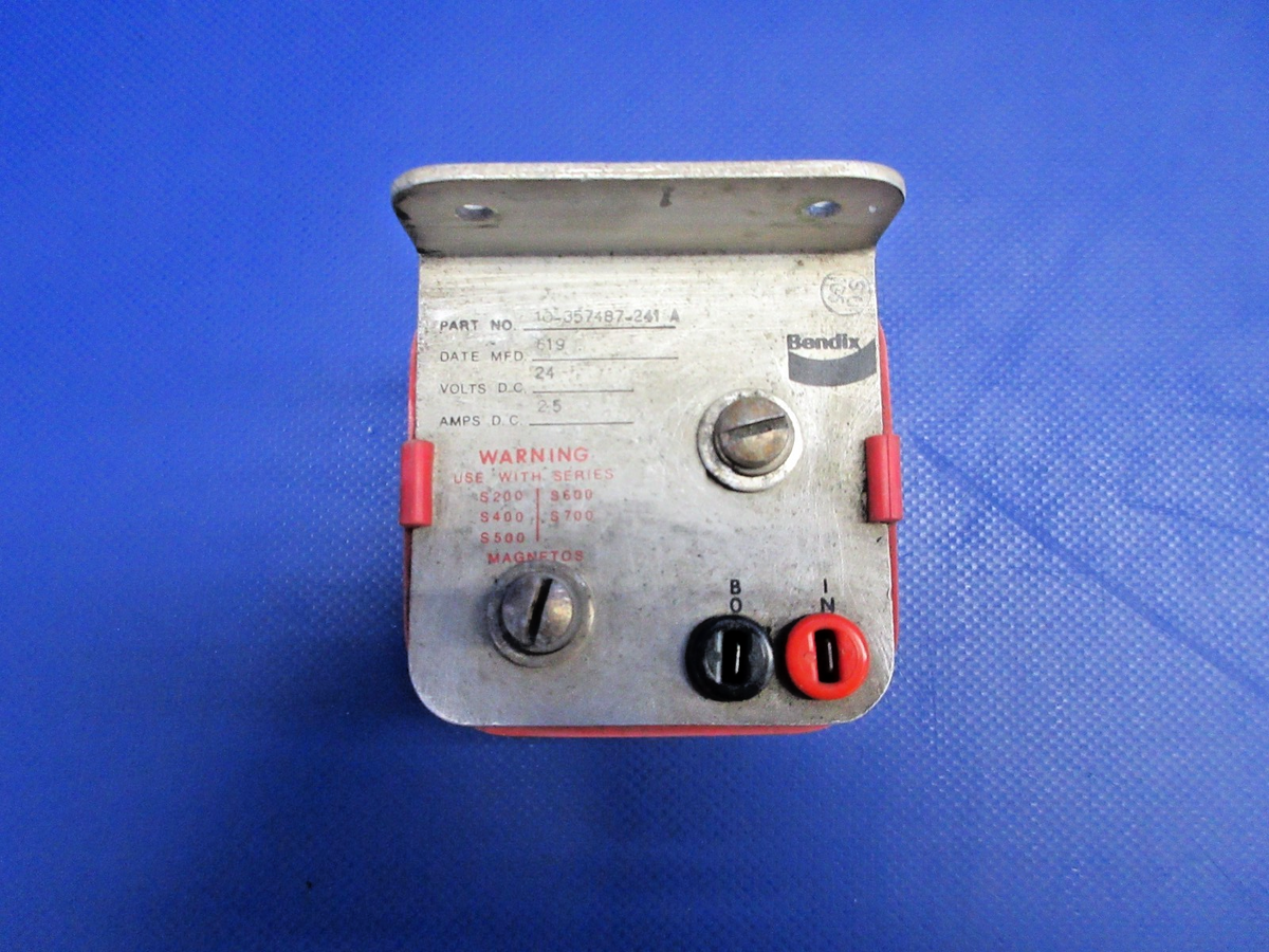 Cessna 310 / 310N Bendix Starting Vibrator 24V 10-357487-241 TESTED (0926-749)1
