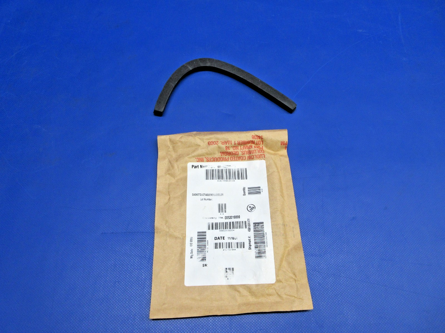 Beech King Air B200 Oil Cooler Duct Gasket 101-930010-15 LOT OF 4 NOS (0426-780)3