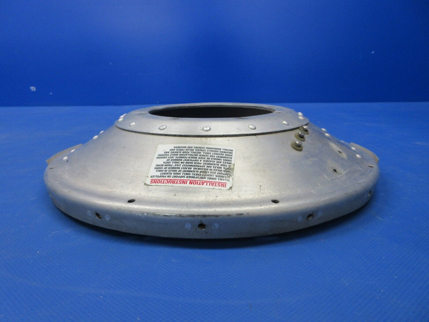 Cessna P337H Front Propeller Spinner Bulkhead Assy P/N 1557303-18 (0724-2011)