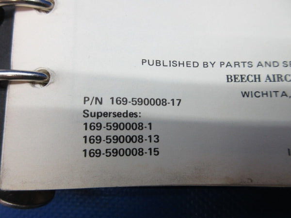 Beech C23 Sundowner Pilot's Operating Manual P/N 169-590008-17 (1124-1262)