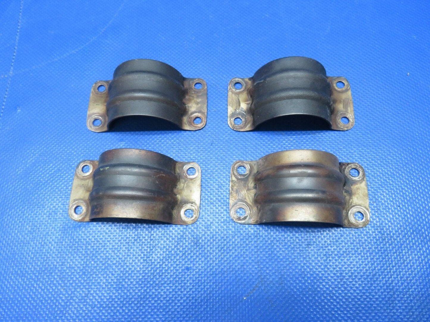 Grumman AA-1B Exhaust Bead Clamp Half P/N 099005-401 LOT OF 2 (0624-1784)