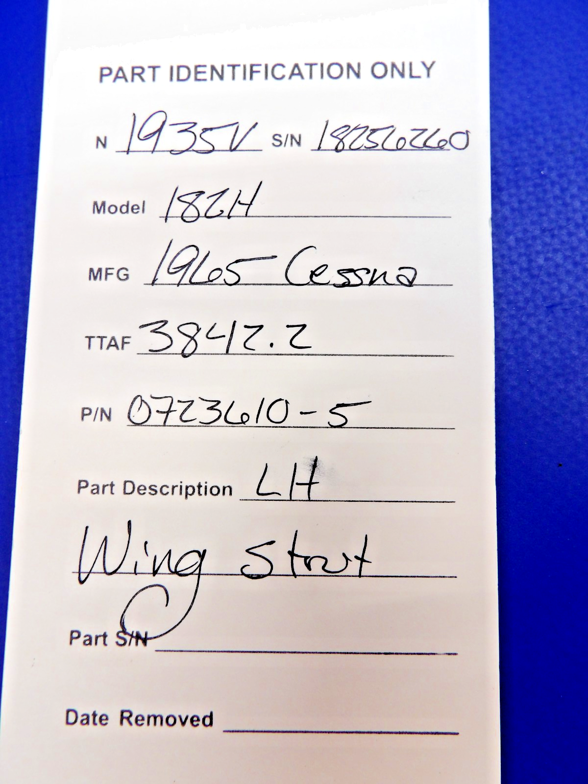 Cessna 182 / 182H LH Wing Strut P/N 0723610-5 (0426-1329)10