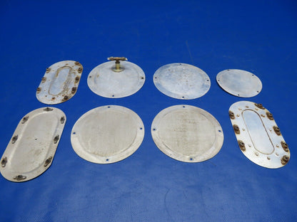 Mooney M20 /M20E Inspection Panels / Cover Plate P/N 913015 LOT OF 8 (0724-1877)